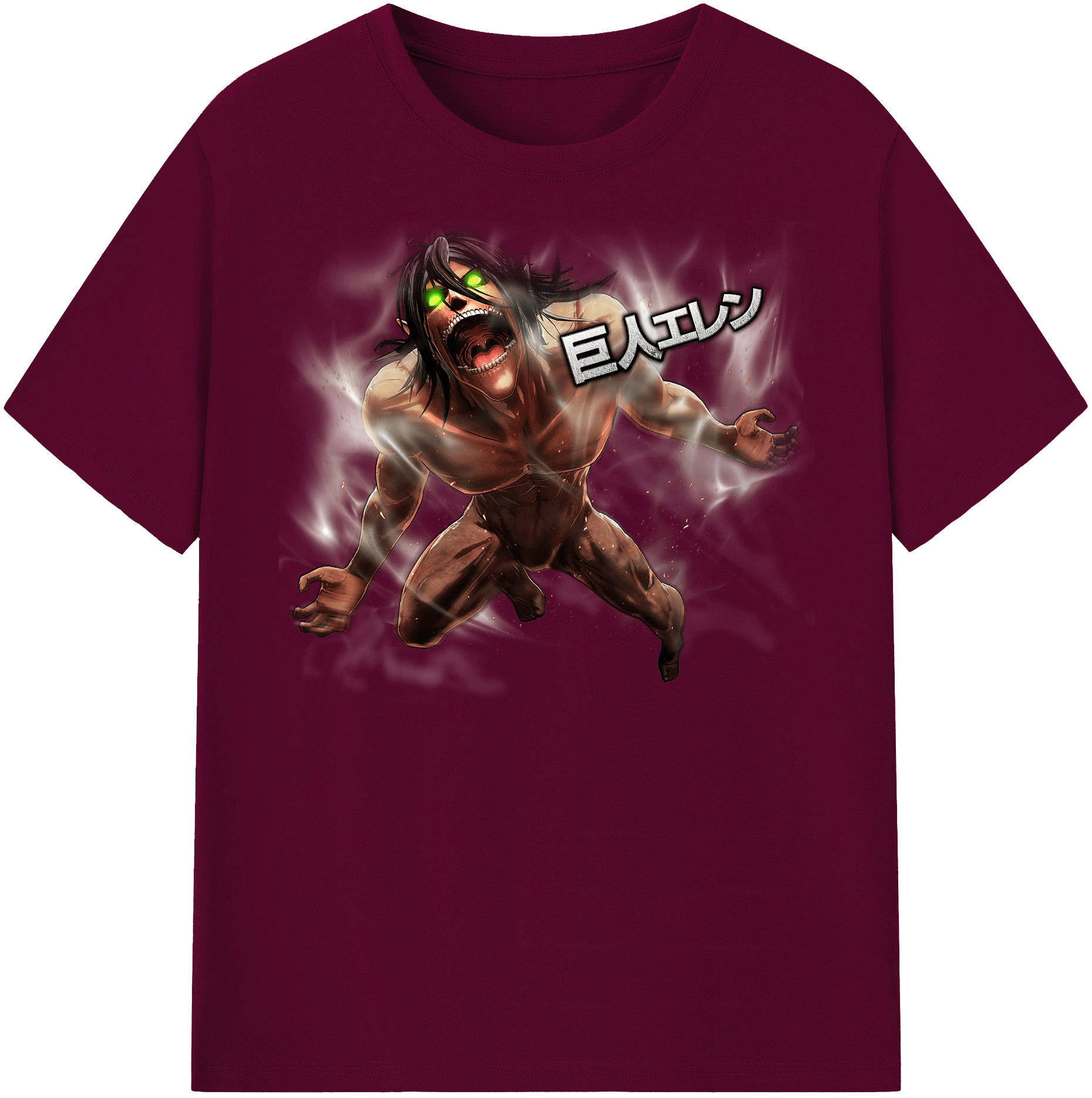 （画像用） 進撃の巨人 Attack on Titan レディースカジュアルプリントTシャツ（綿100％）